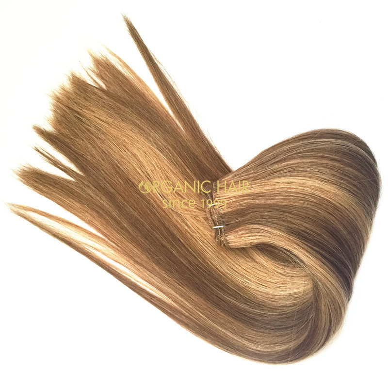 Colored brazilian remy hair extensions